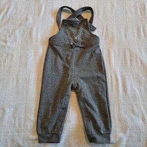 United Colors of Benetton boys 6-9 months gray dungarees overalls New